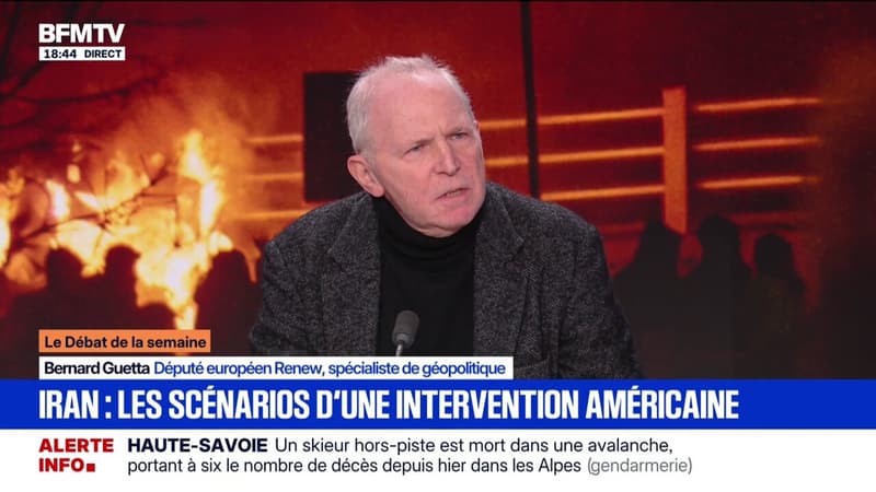 Manifestations en Iran: "Ce régime est fini [...] il n'a plus aucun prestige", déclare Bernard Guetta, député européen (Renew)