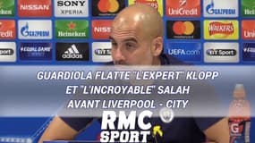 Guardiola flatte "l'expert" Klopp et "l'incroyable" Salah avant Liverpool - Manchester City