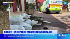 Orages: un EHPAD de Mandelieu inhabitable