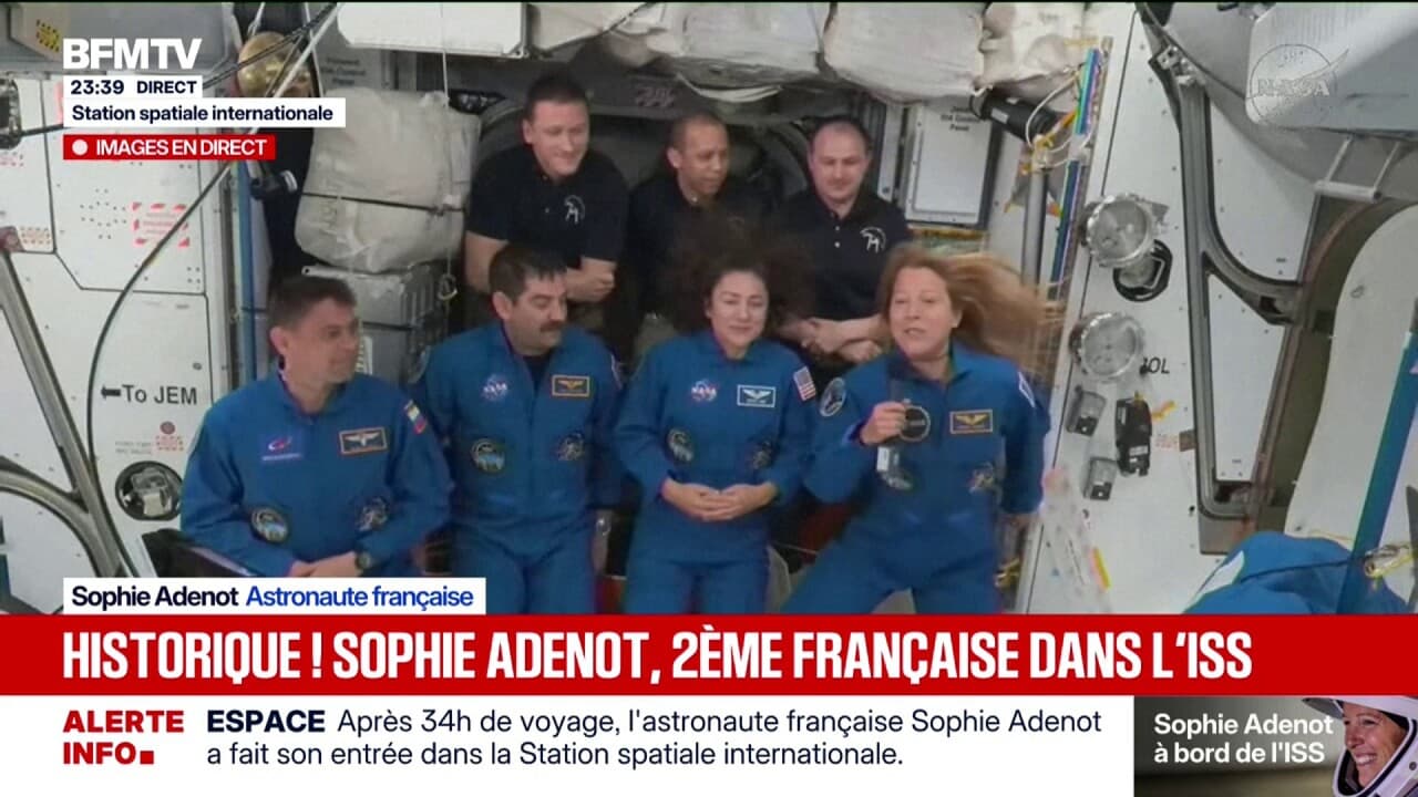 "La Terre est tellement belle depuis ici, nous ne voyons pas de frontières" : les premiers mots de Sophie Adenot à bord de la Station spatiale internationale Kép