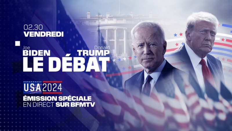 Débat entre Donald Trump et Joe Biden: suivez le premier duel de l'élection présidentielle américaine 2024