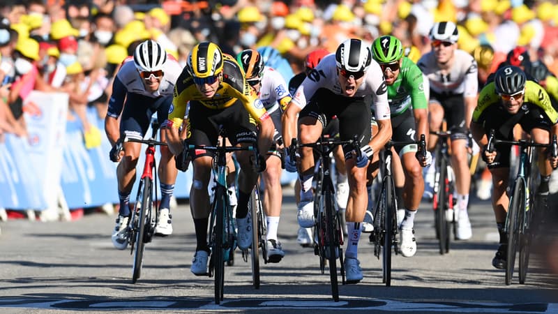 L'arrivée de la 5e étape du Tour de France