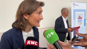 Amélie Oudéa-Castéra le 26 juillet 2025
