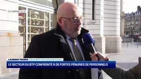 Laurent Parra (BTP CFA Hauts-de-France ): Le secteur du BTP confronté à de fortes pénuries de personnel - 24/11