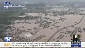 Pluies au Japon: la boue recouvre entièrement certaines zones d'habitation