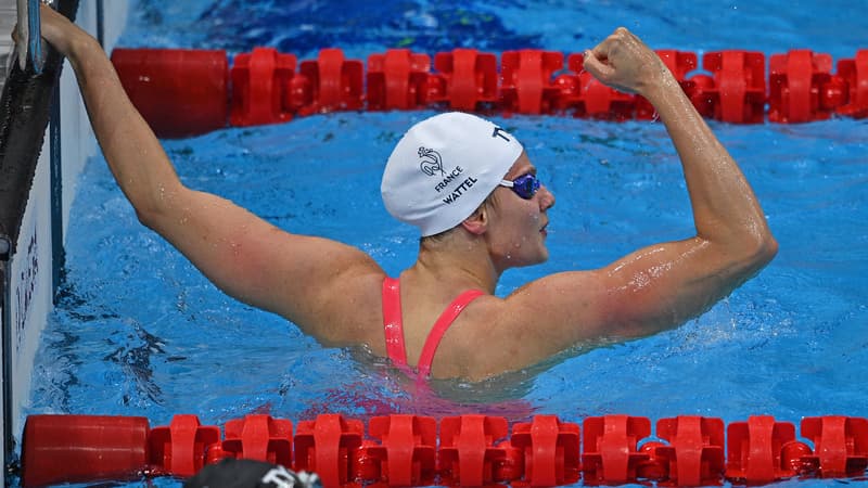 JO 2021 (natation): l'émotion de Wattel, qui met une claque au record de France