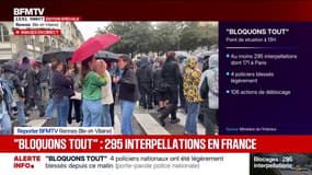 "Bloquons tous": le rassemblement est toujours familial et festif dans les rues de Rennes