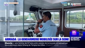 Armada de Rouen: la gendarmerie assure la sécurité sur la Seine