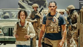 Lyna Khoudri et Roschdy Zem dans le film "13 jours, 13 nuits" de Martin Bourboulon