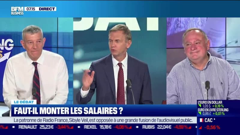 Le débat : Faut-il monter les salaires ? par Jean-Marc Daniel et Nicolas Doze - 24/06