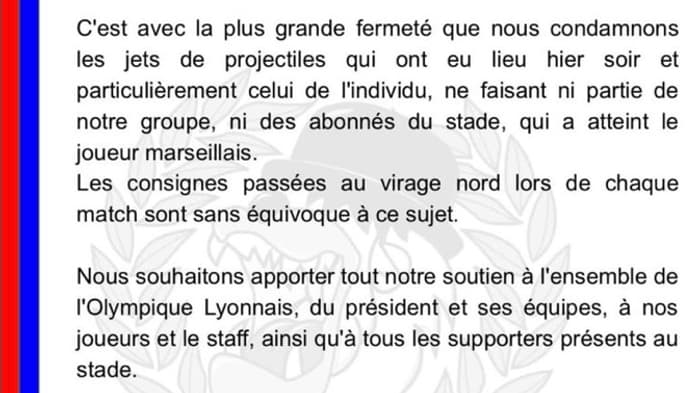 Le communiqué des Bad Gones