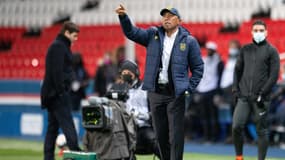 Antoine Kombouaré au Parc des Princes, à Paris le 4 février 2021