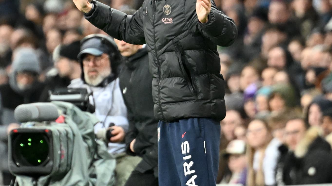 Luis Enrique face à Toulouse 