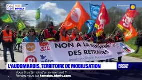 Retraites: le territoire de l'Audomarois mobilisé, la rocade bloquée contre la réforme