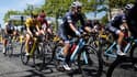 Le Tour de France femmes 2022 lors de la 1ère étape, le 24/07/2022