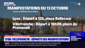 Grève du 13 octobre: deux manifestations dans le Rhône