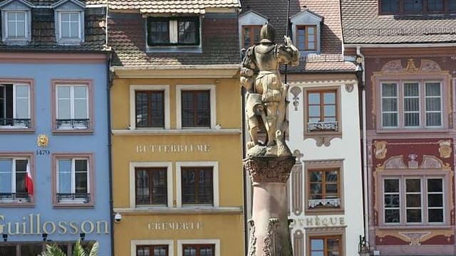 Façades d'immeubles à Mulhouse