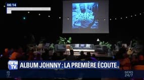 Album de Johnny: une fan présente à la première écoute confie "c'est un magnifique cadeau qu'il nous a fait"