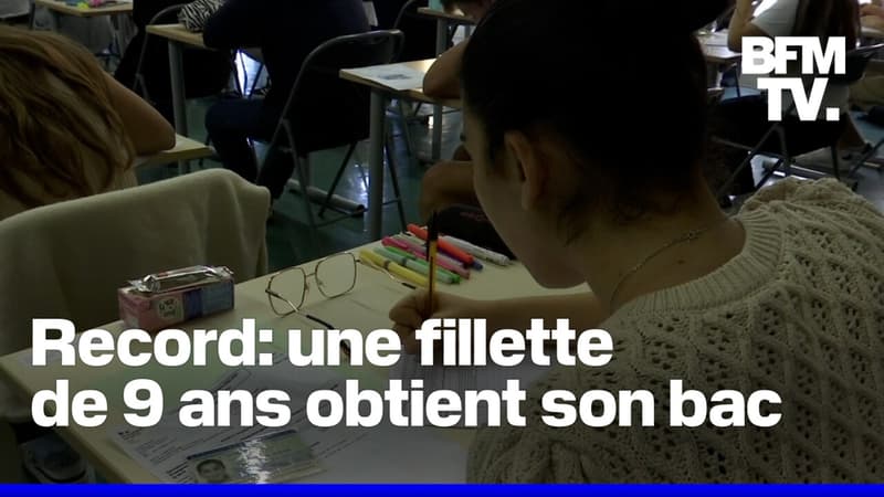 Un record battu pendant le bac 2025: une fille de 9 ans devient la plus jeune bachelière de France