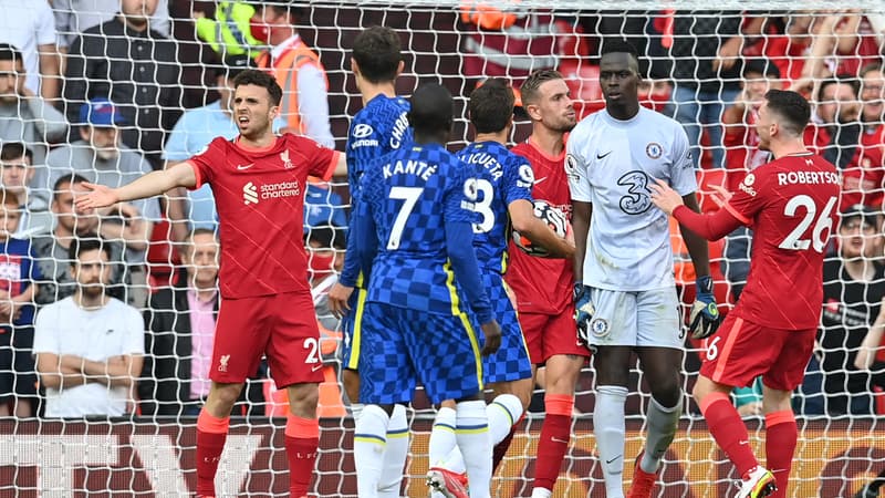 Liverpool-Chelsea: carton rouge, tensions et début de bagarre après une décision arbitrale contestée