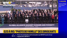 La "photo de famille" des dirigeants qui participent au G20 à Rio de Janeiro