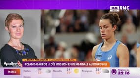 "Ça vous plante le décor": Loïs Boisson, comme Seles et Capriati, en demi de Roland