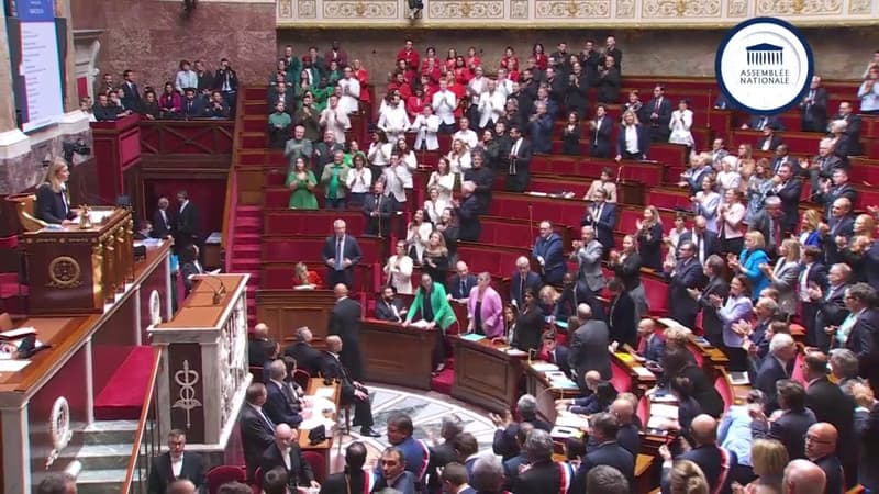 Des députés de gauche vêtus aux couleurs de la Palestine à l'Assemblée nationale