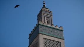 Le minaret de la Grande mosquée de Paris