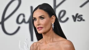 Demi Moore à l'avant-première de "Feud: Capote vs. The Swans", à New-York, le 23 janvier 2024. 