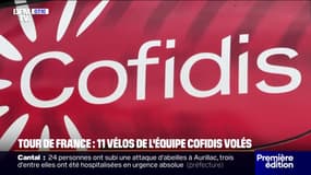 Tour de France: l'équipe Cofidis s'est fait voler 11 vélos à Lille, le butin est estimé à plusieurs dizaines de milliers d'euros