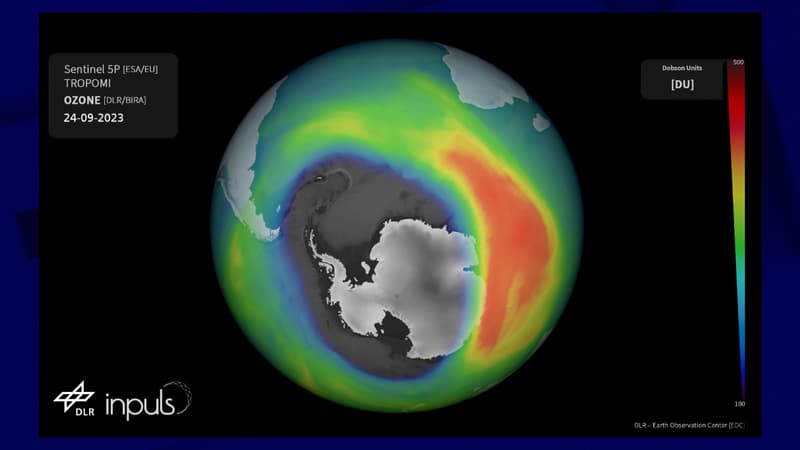Grand comme trois fois le Brésil: le trou dans la couche d'ozone n'a jamais été aussi important