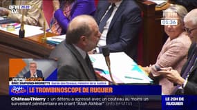  LE TROMBINOSCOPE - Éric Dupond-Moretti interpellé par Nicolas Dupont-Aignan sur les mesures de sécurité face à la menace terroriste