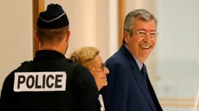 Patrick Balkany le 13 septembre 2019 à son arrivée au tribunal de Paris.