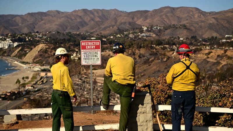 Incendies à Los Angeles: des pompiers privés défendent les propriétés des plus fortunés