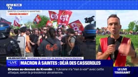 "We want to show the image of a France that is not resigned": opponents of the pension reform are mobilized in Saintes, where Emmanuel Macron is expected 