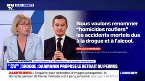 Valérie Lacroute évoque sa proposition de loi de 2019 pour reconnaître les "homicides routiers" et juge "dommage d'avoir attendu 4 ans"