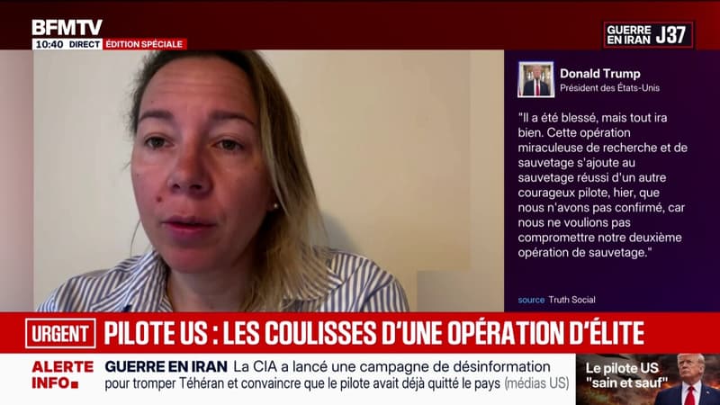 Sauvetage du pilote américain en Iran: "Cela démontre le savoir-faire américain", affirme Marion Buchet, ancienne pilote de Mirage 2000