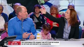 Didier Giraud et Marie-Anne Soubré sur le plateau des GG