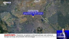Essonne: un policier percuté par une voiture à Savigny-sur-Orge, son pronostic vital est engagé
