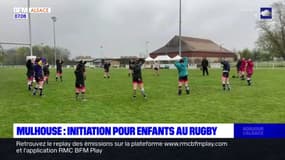 Mulhouse: une initiation au rugby proposée à des enfants en difficulté