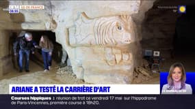 Ariane a testé la carrière d'art de Carrières-sur-Seine