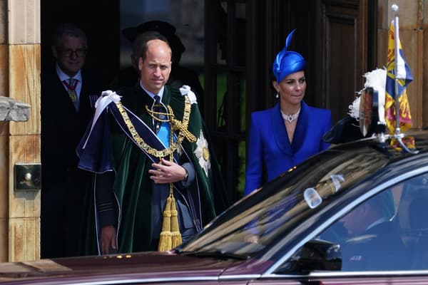 Le prince et la princesse de Galles au couronnement écossais de Charles III le 5 juillet 2023 à Edimbourg.