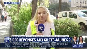 Pour cette candidate "gilets jaunes" aux européennes, Emmanuel Macron "continue à faire comme s'il ne se passait rien dans son pays"