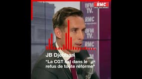 Jean-Baptiste Djebbari: "La CGT pratique une forme de syndicalisme qui consiste à être dans le refus systématique de toute réforme"