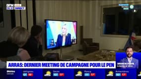 Présidentielle: dernier meeting pour Marine Le Pen à Arras