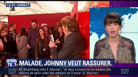 Malade, Johnny Hallyday veut rassurer