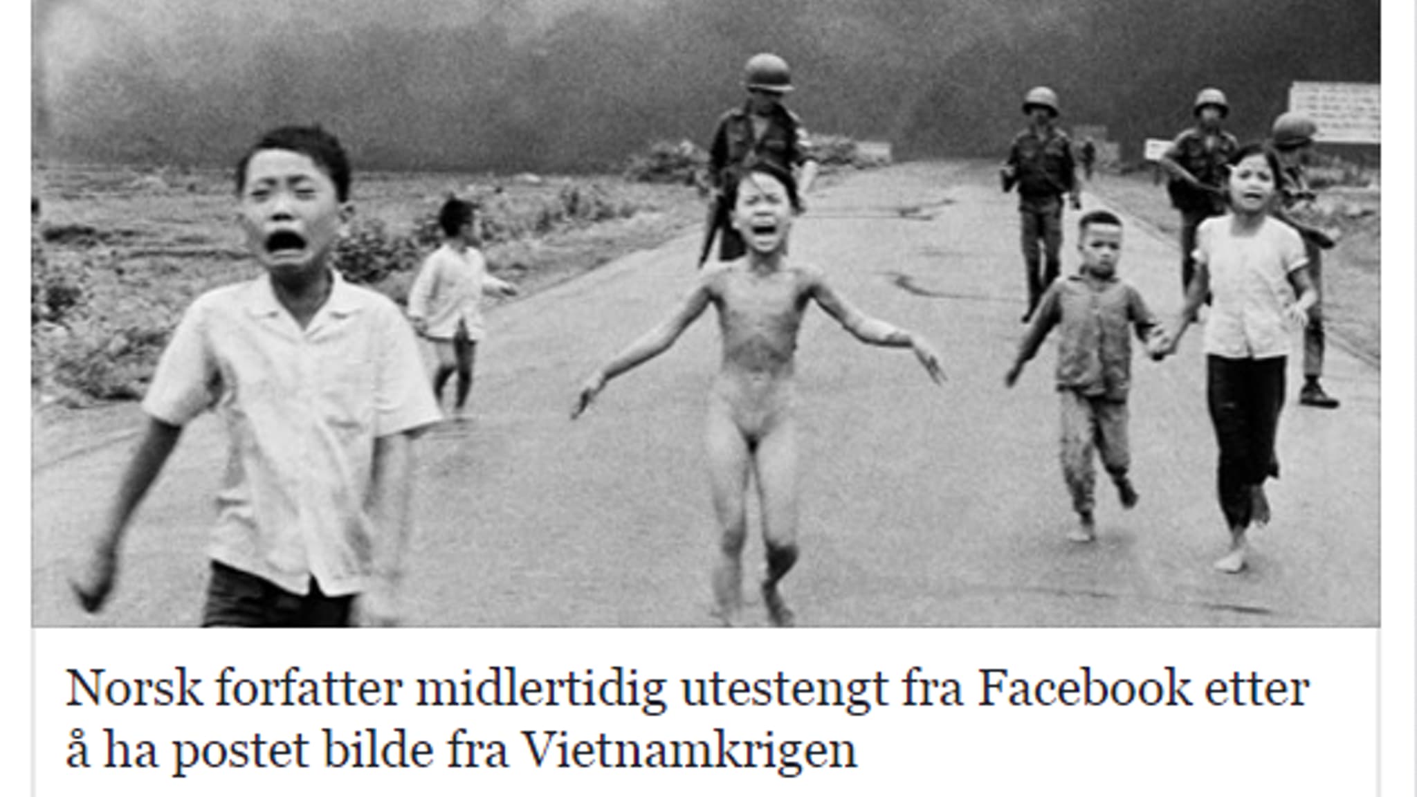La publication supprimée par Facebook