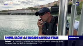 Lyon: la brigade nautique veille sur le Rhône et la Saône