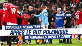 Premier League : "Rashford est hors-jeu", Guardiola mécontent après le but polémique de Fernandes dans le derby