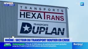 Rhône: le secteur du transport routier en crise